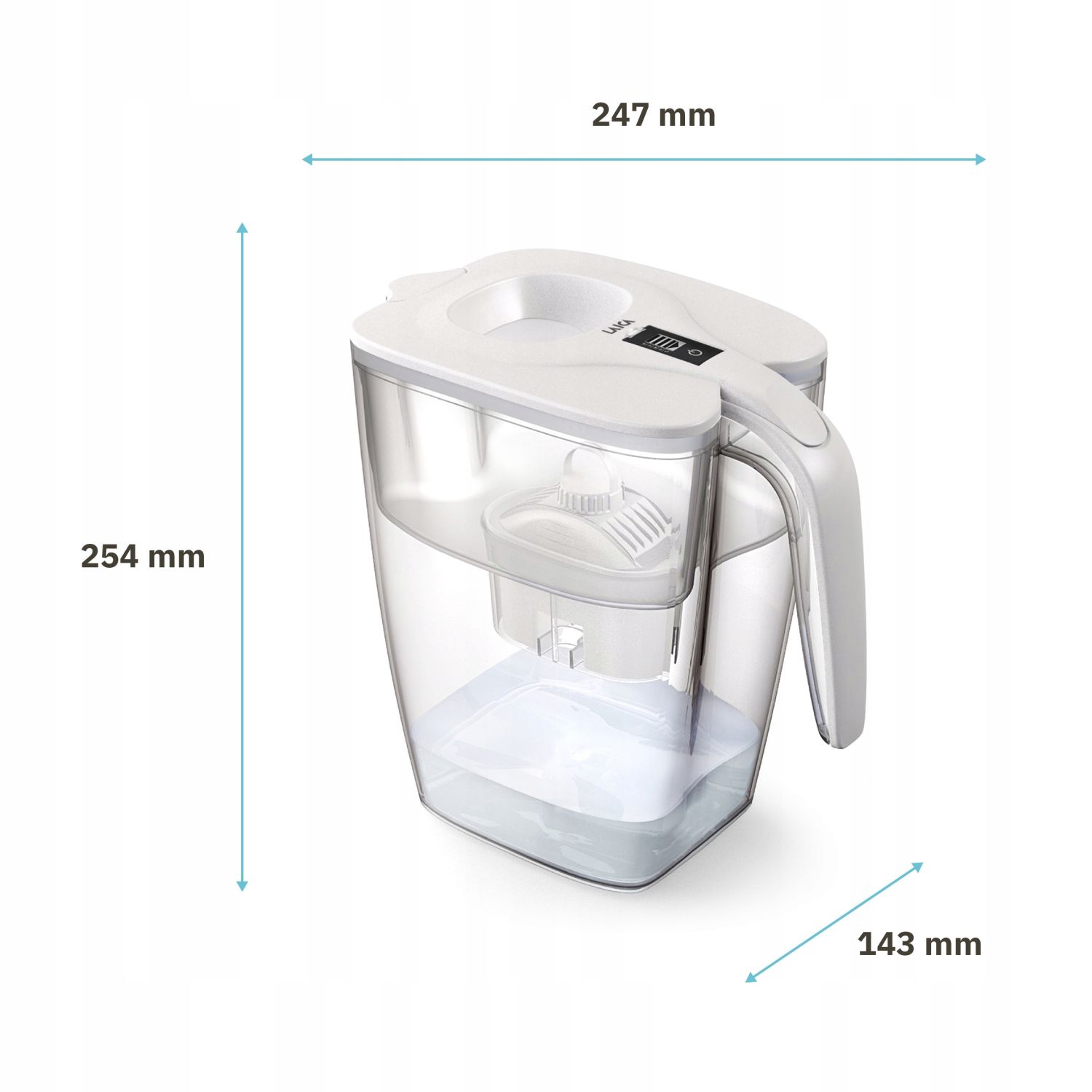 LAICA BIG Milano dzbanek filtrujący zestaw