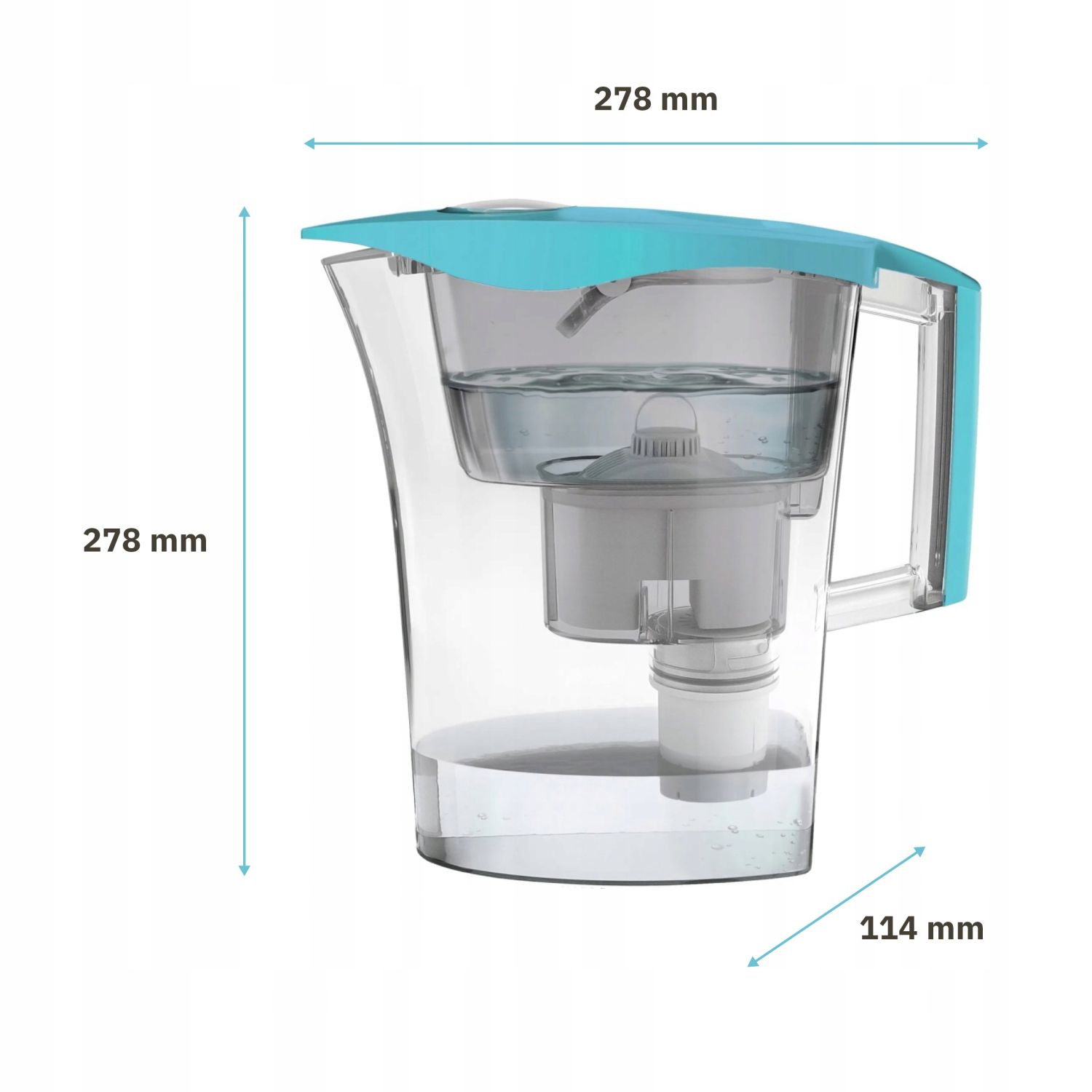 Zestaw LAICA MikroPLASTIK-STOP dzbanek filtrujący