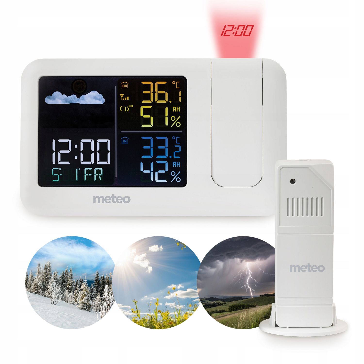 Meteo SP208 stacja pogodowa zestaw