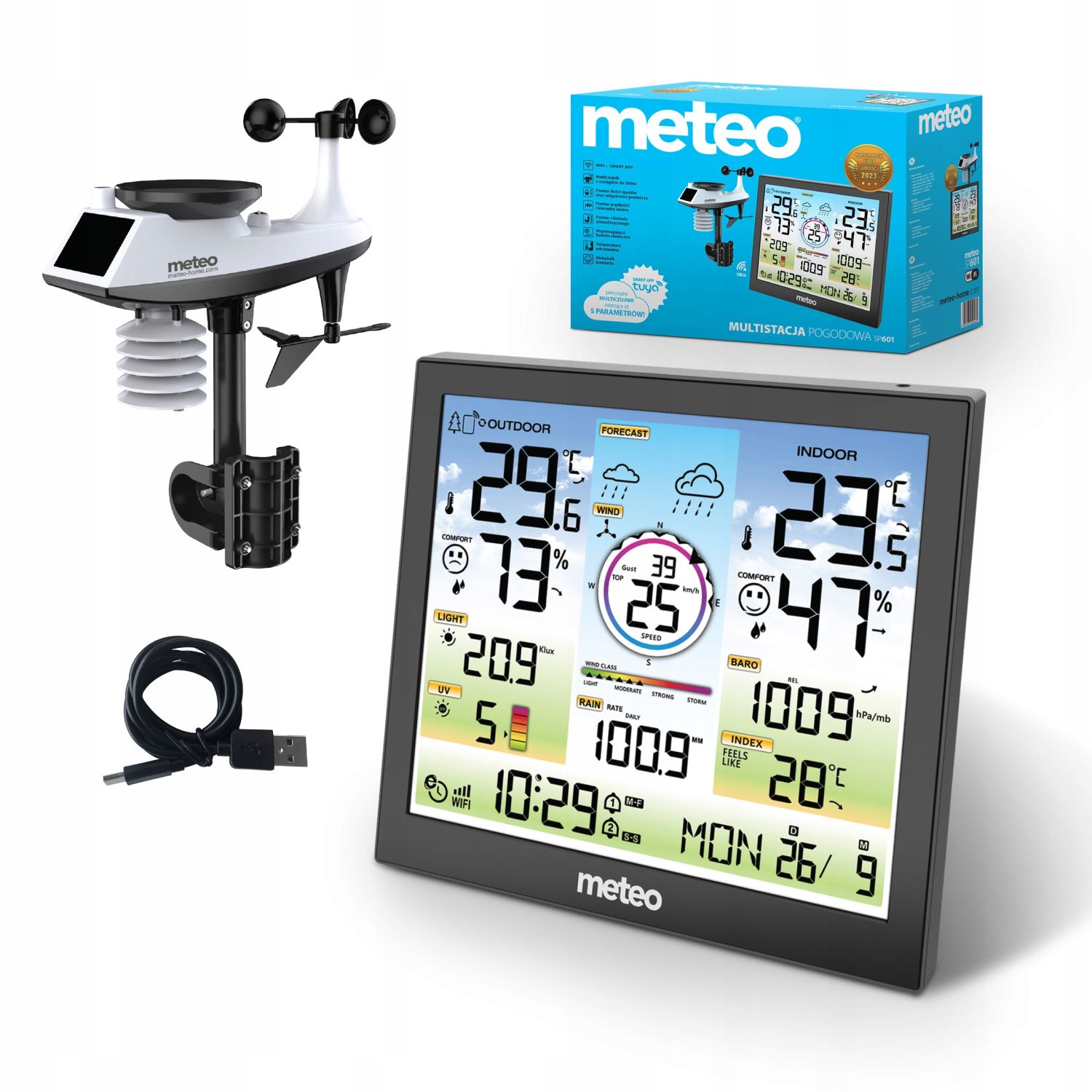 Stacja Pogodowa SP601 METEO