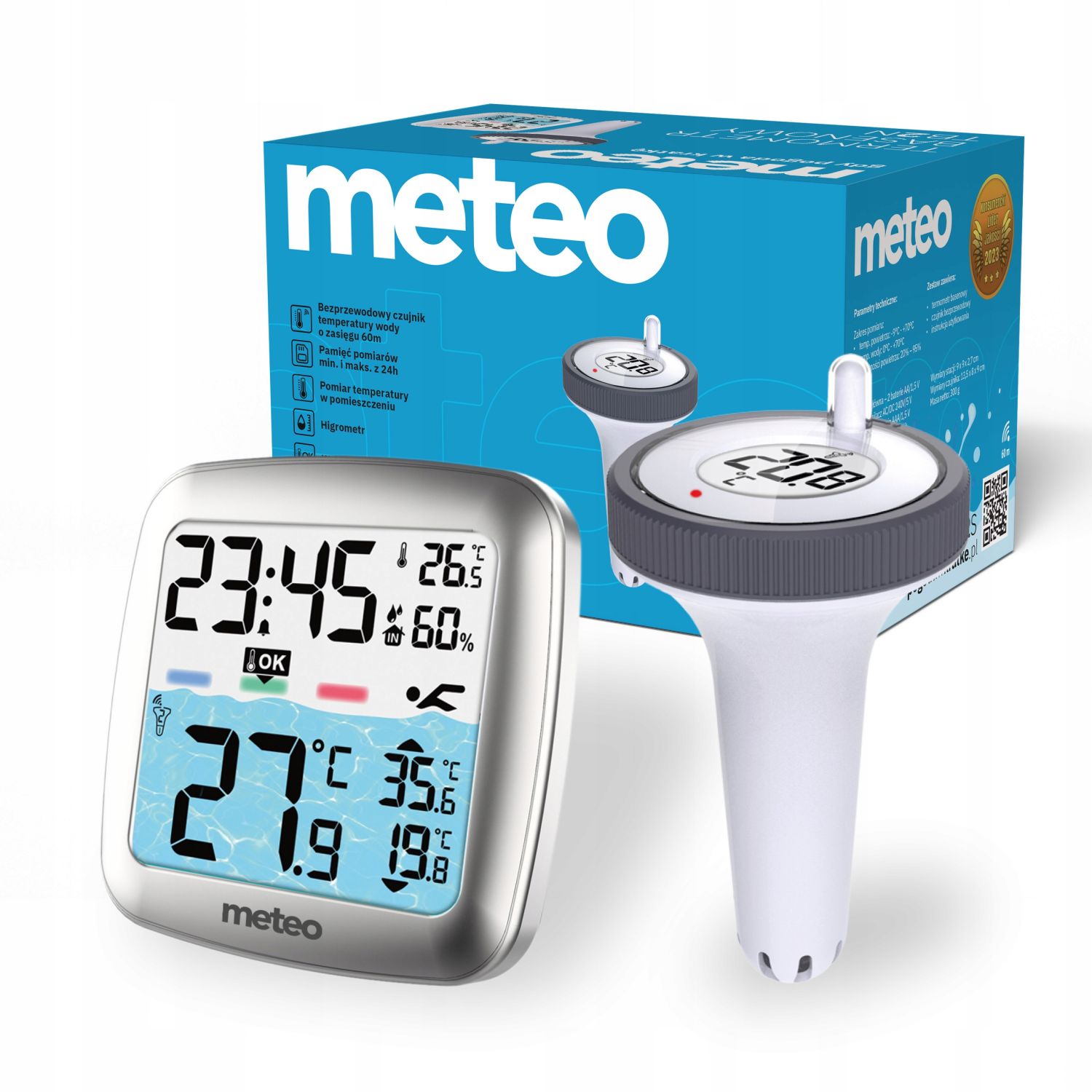 METEO TB2S termometr basenowy bezprzewodowy