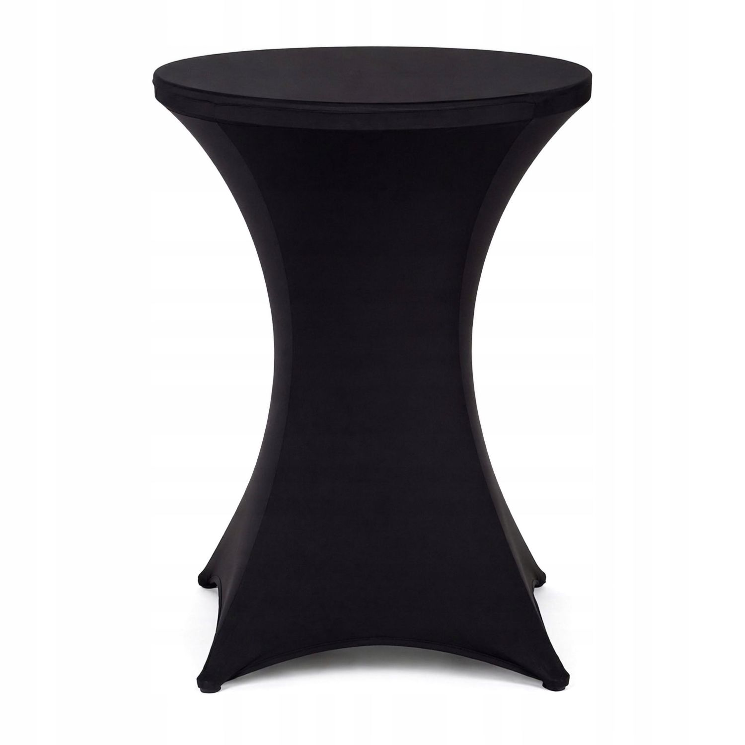 NUFORMA 80 cm Pokrowiec na stół bankietowy okrągły elastyczny montaż