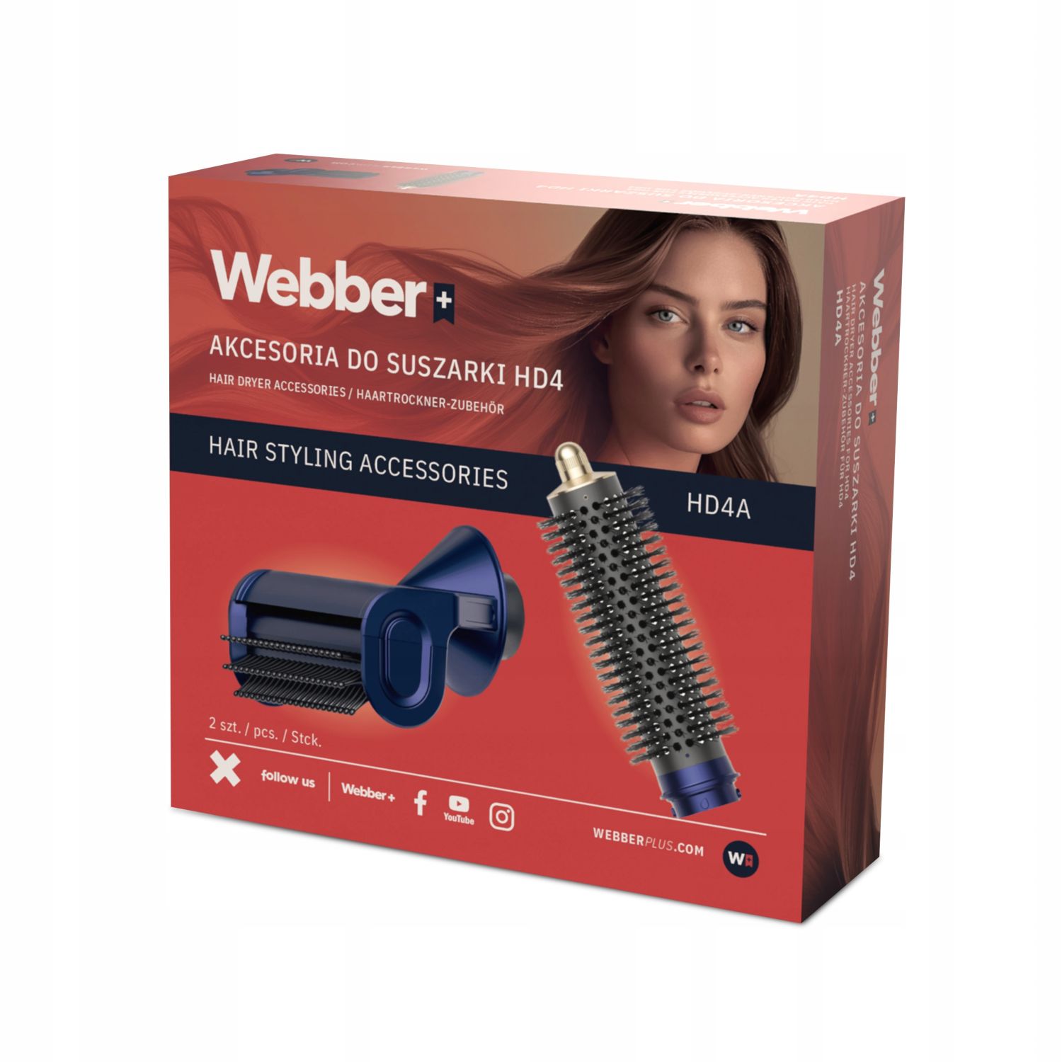 Webber HD4 akcesoria do stylizacji włosów