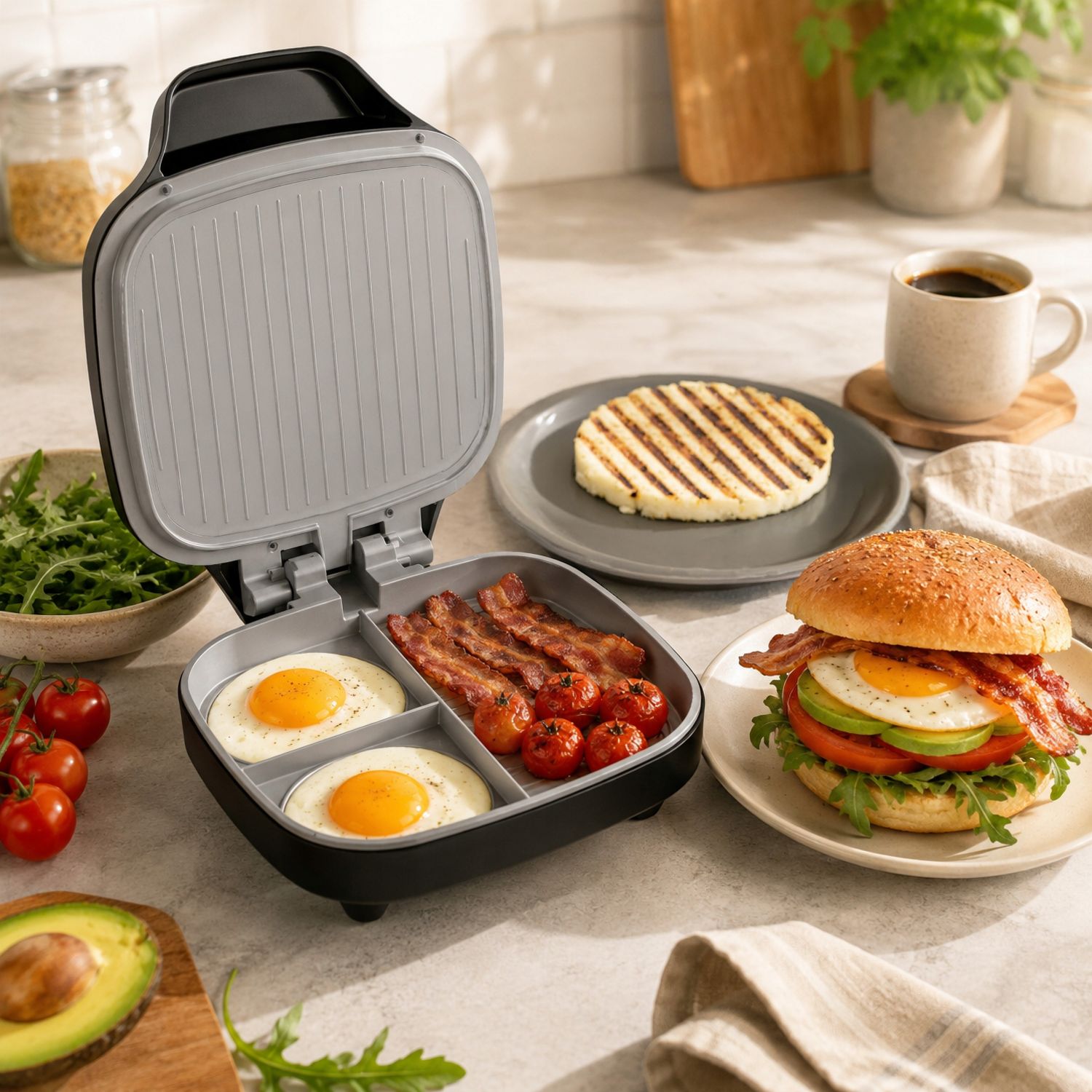 Webber NEVARO MB3 opiekacz wielofunkcyjny – moc 1200 W i automatyczna regulacja temperatury
