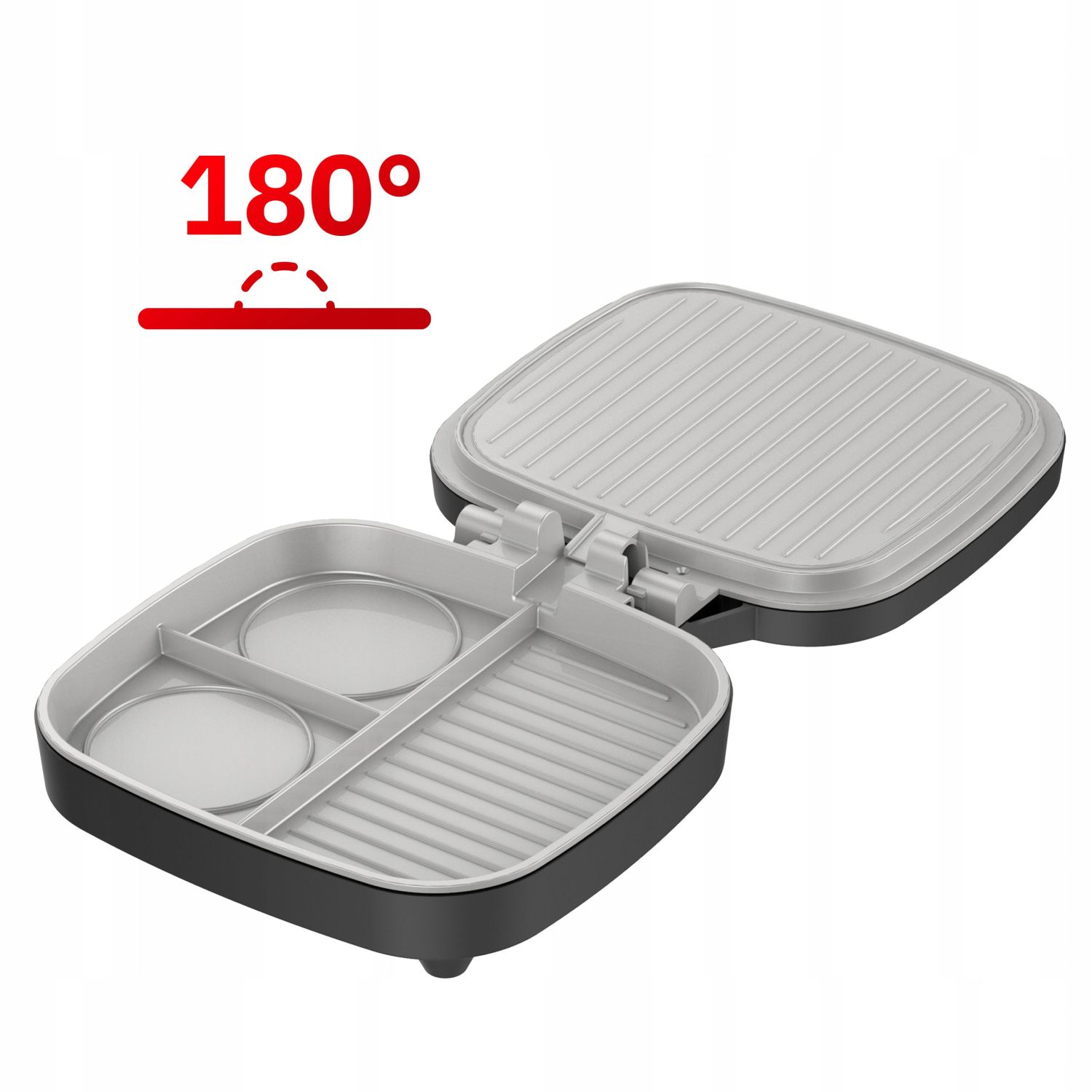 Webber NEVARO MB3 opiekacz wielofunkcyjny – funkcja DUAL COOK 180 stopni