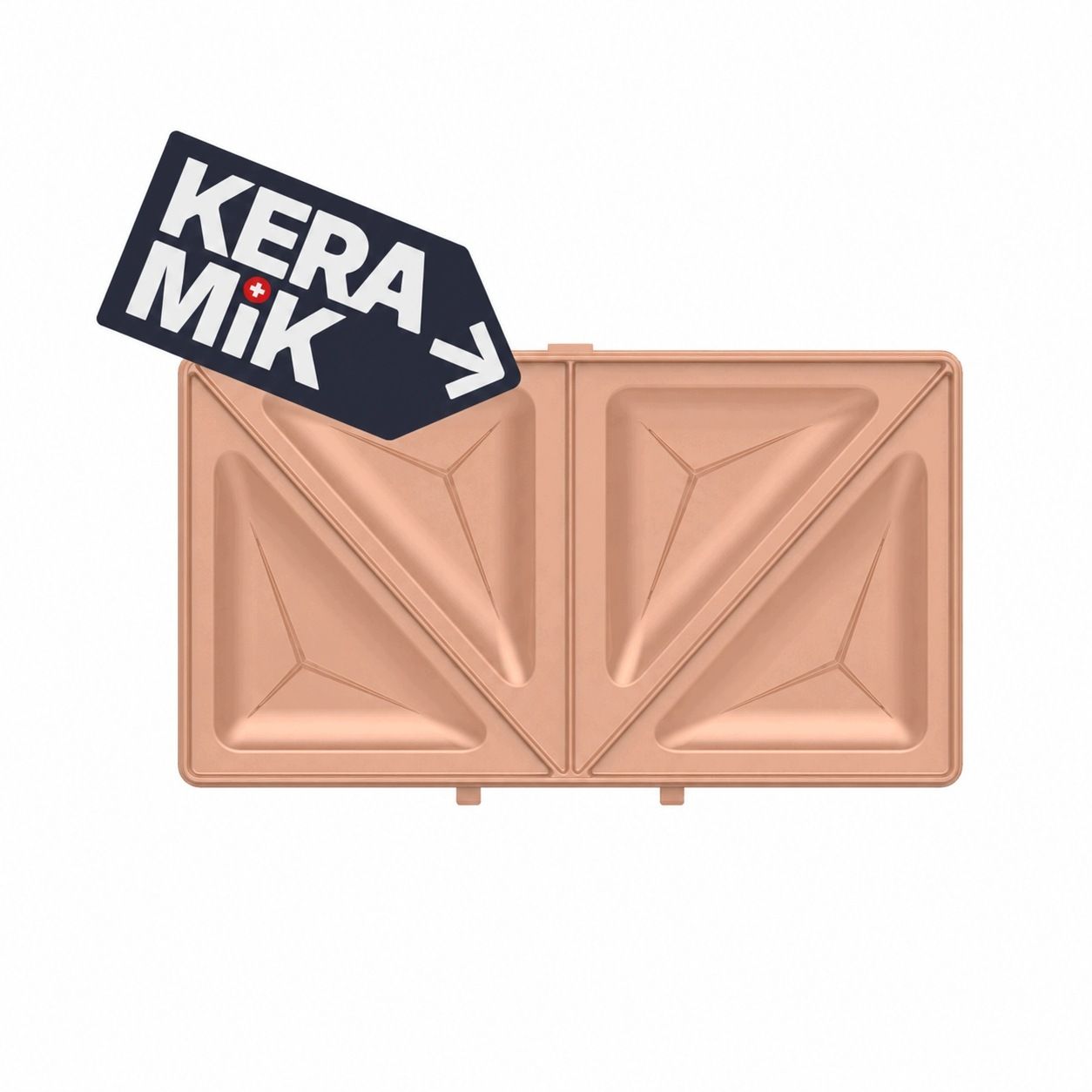 Webber AURUM SR2-G opiekacz do kanapek z powłoką Golden Ceramic KERA MIK