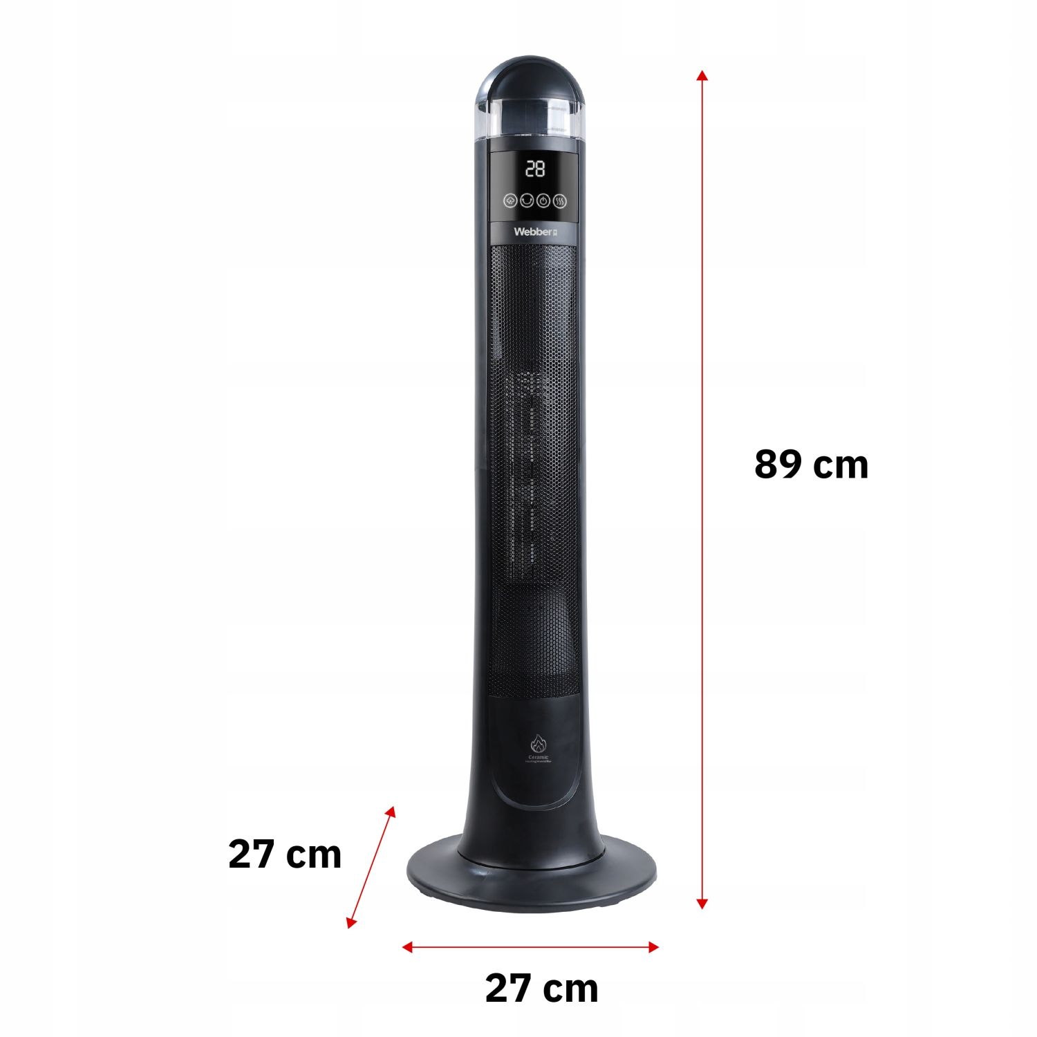 Webber ETNA 2200W Grzejnik ceramiczny z nawilżaczem