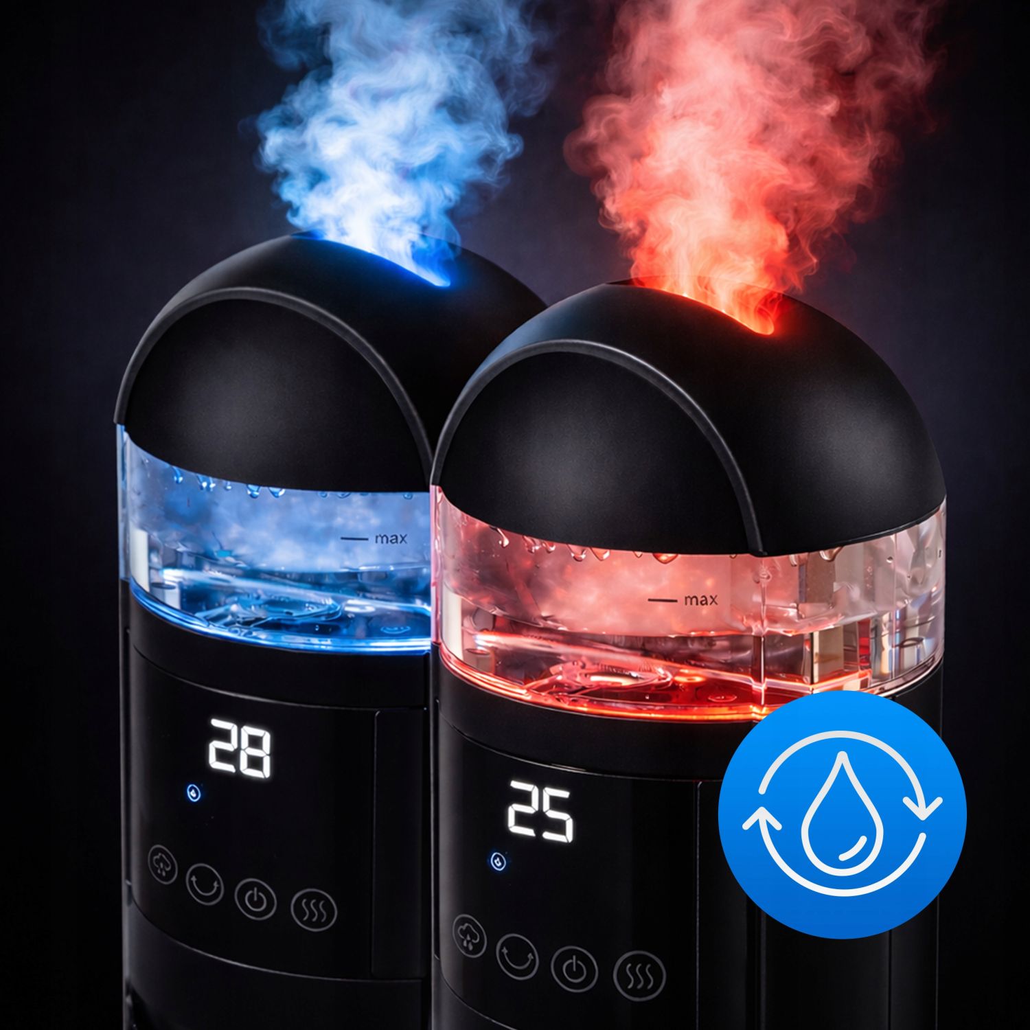 Webber ETNA 2200W Grzejnik ceramiczny z nawilżaczem