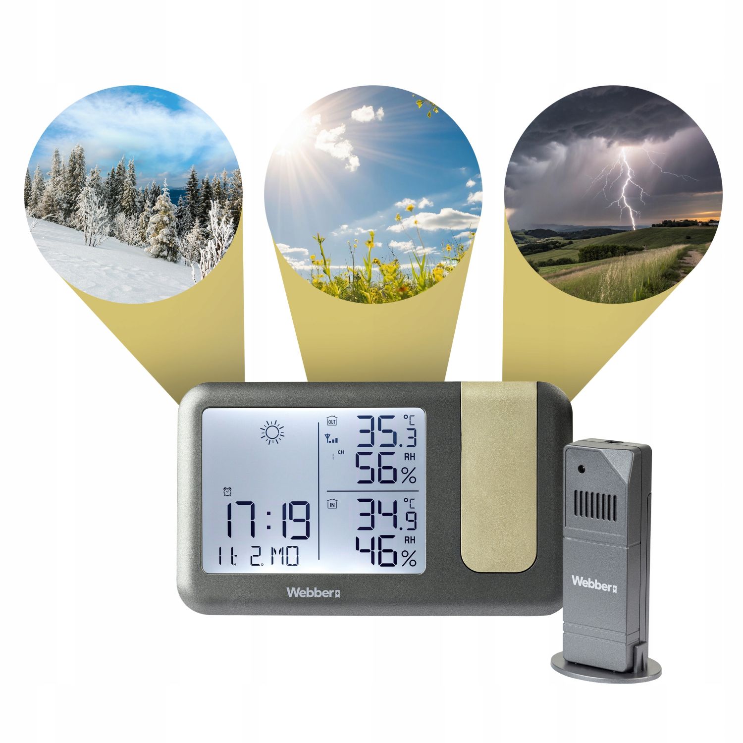Webber WS207 stacja pogodowa zestaw