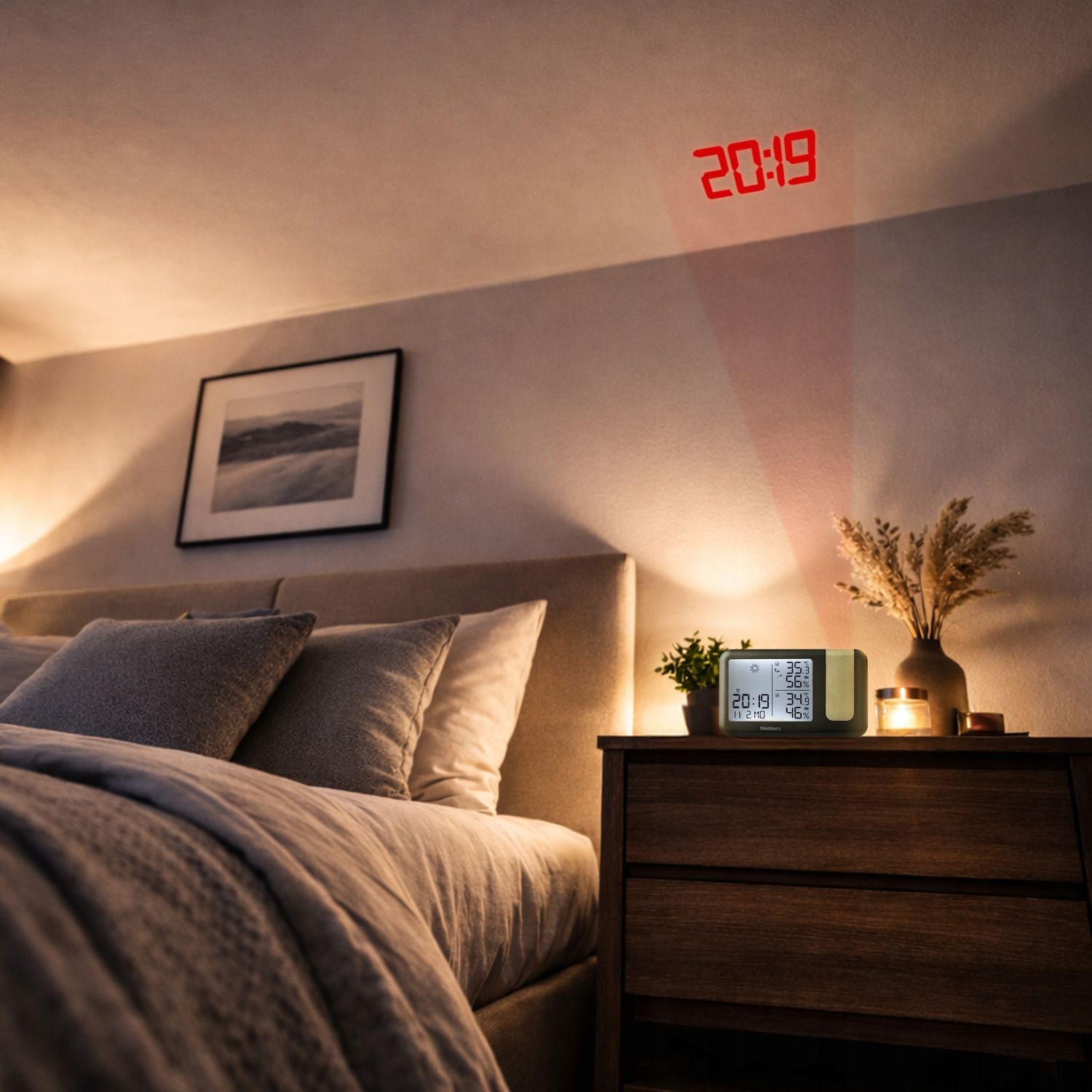 Webber WS207 stacja pogodowa z projektorem