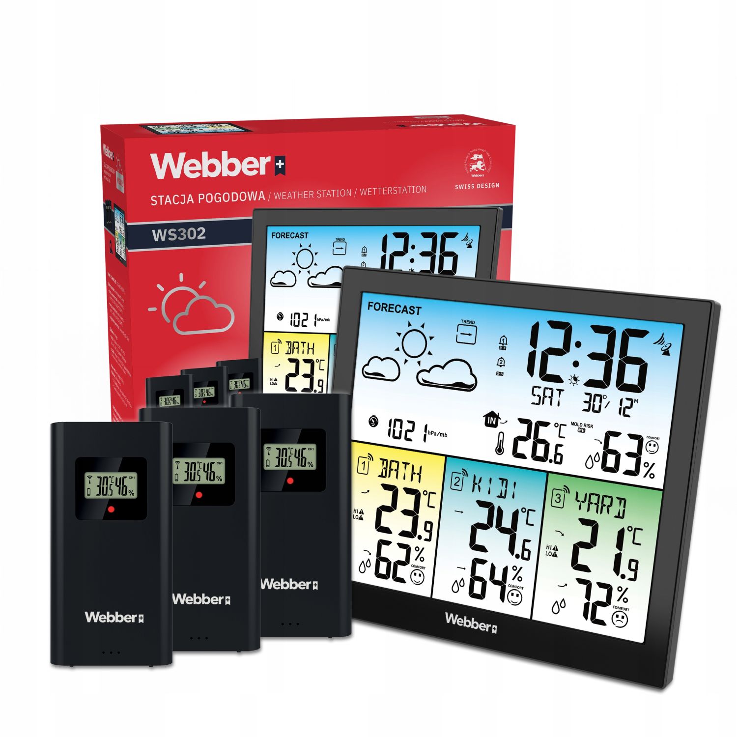 WEBBER WS302 stacja pogodowa