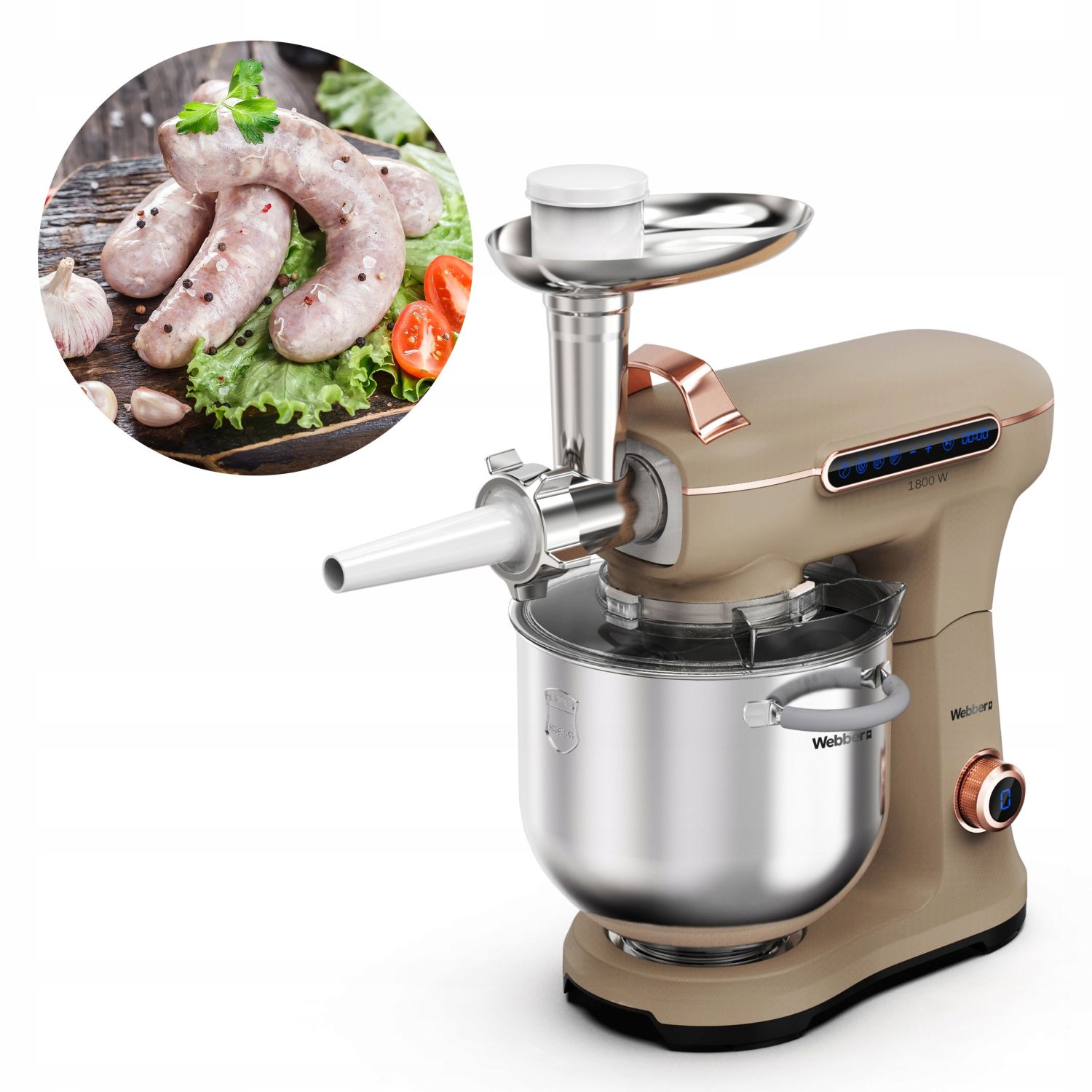 Maszynka do mięsa Webber FUTURA XEF 900 z sitami